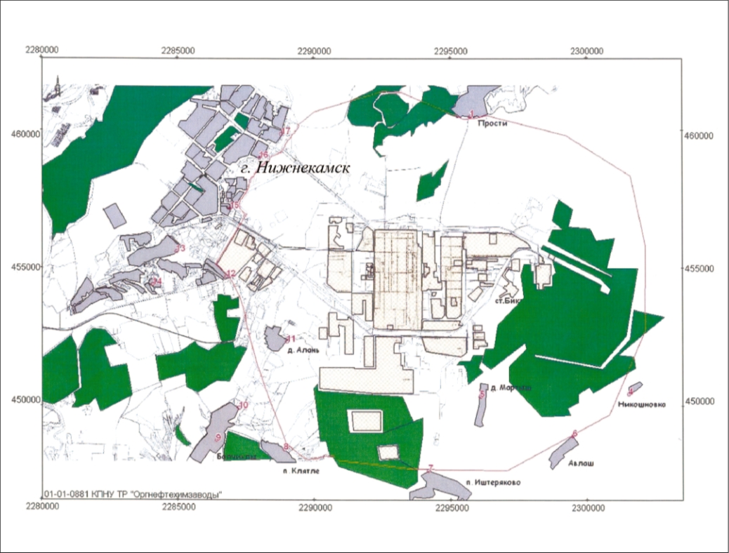 Нижнекамскнефтехим схема завода