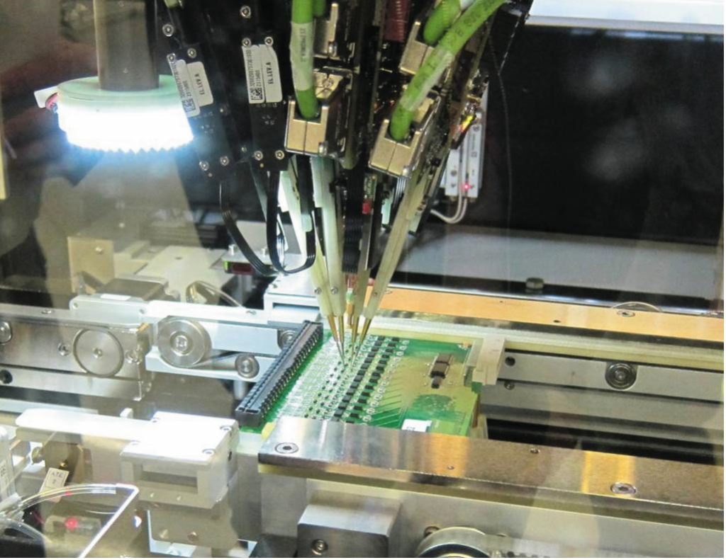 Установка по автоматическому электрическому контролю печатных плат
