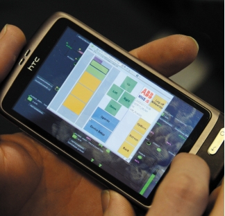 Рис. 7. Смартфоны HTC используются в качестве приборов, на которых запускается система 800xA